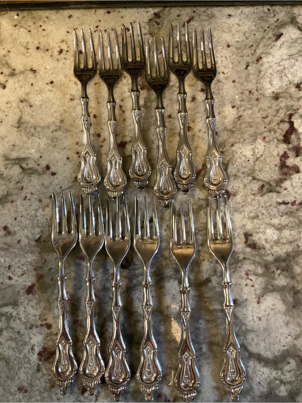 Vintage Italy Silver Plated Forks